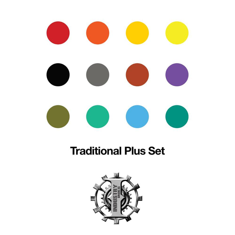 Traditional Plus Color Set — Industry Inks — Pick Size - Ultimate Tattoo Supply