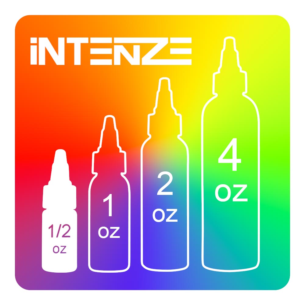 1 Bottle of Intenze Tattoo Ink - 1/2oz - Pick Your Color - Ultimate Tattoo Supply