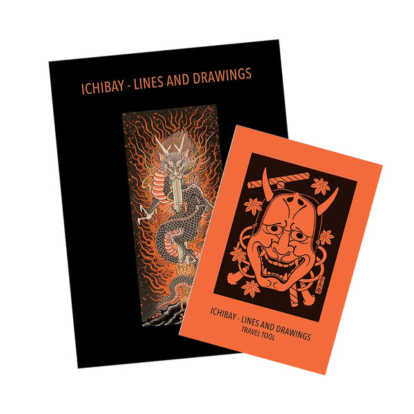 Ichibay — Lines and Drawings — Hardcover Book + Travel Tool - Ultimate Tattoo Supply