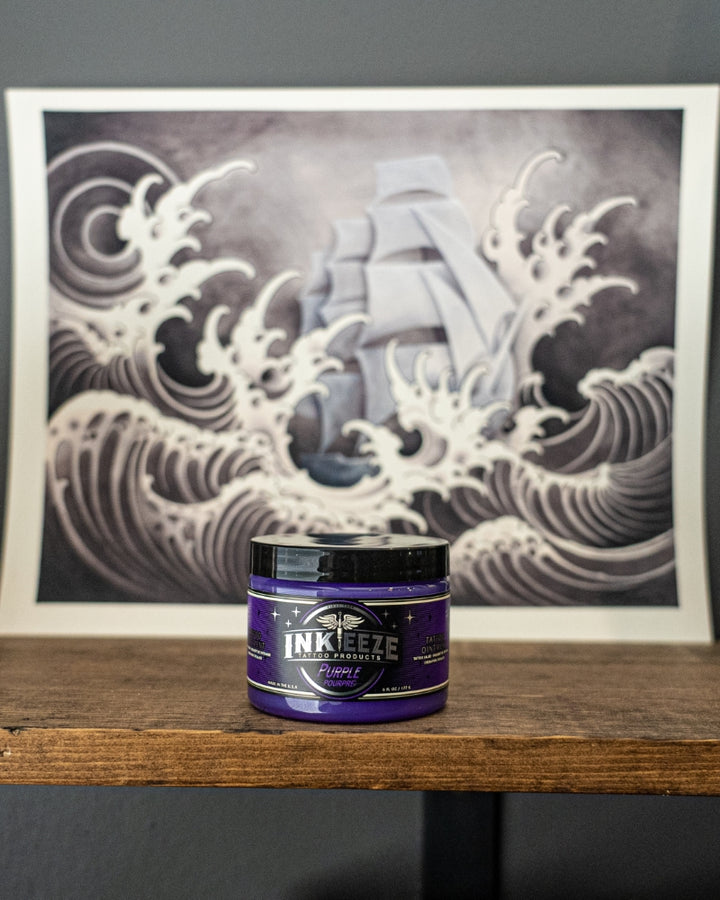 INK-EEZE Purple Glide Tattoo Ointment - Ultimate Tattoo SupplyINK-EEZE Purple Glide Tattoo Ointment