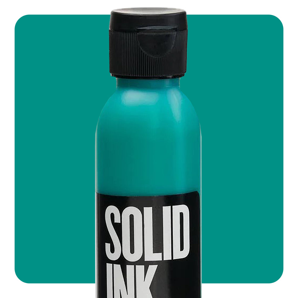 Solid Ink "Old Pigments" — 2oz Bottle — Jade - Ultimate Tattoo Supply
