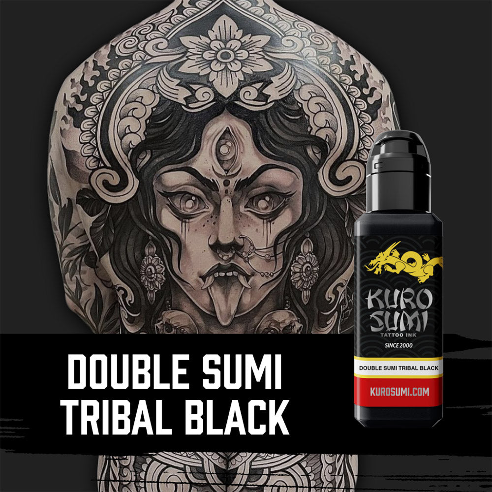 Kuro Sumi Double Sumi Tribal Black – Ultimate Tattoo Supply