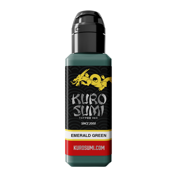 Emerald Green — Kuro Sumi Tattoo Ink — 1.5oz - Ultimate Tattoo Supply