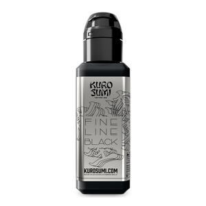 Fine Line Black — Kuro Sumi Tattoo Ink — 1.5oz Bottle - Ultimate Tattoo Supply