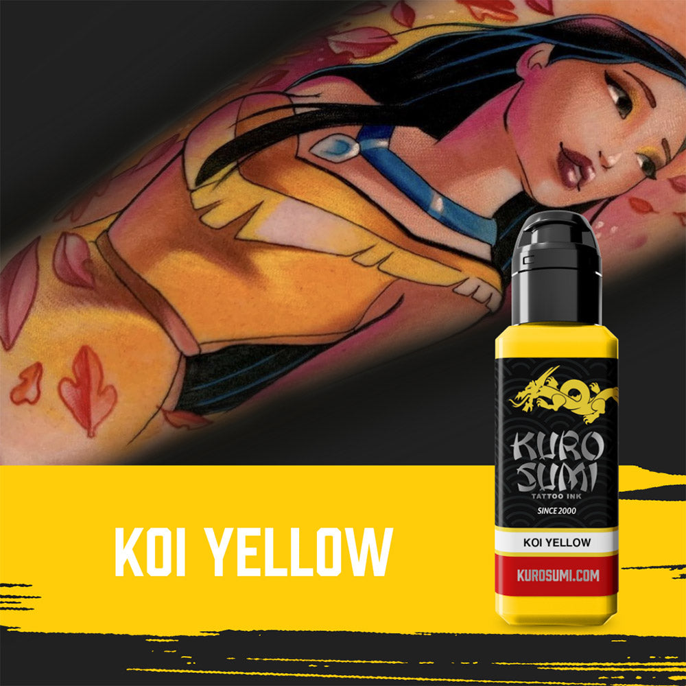 Kuro Sumi Koi Yellow - Ultimate Tattoo Supply