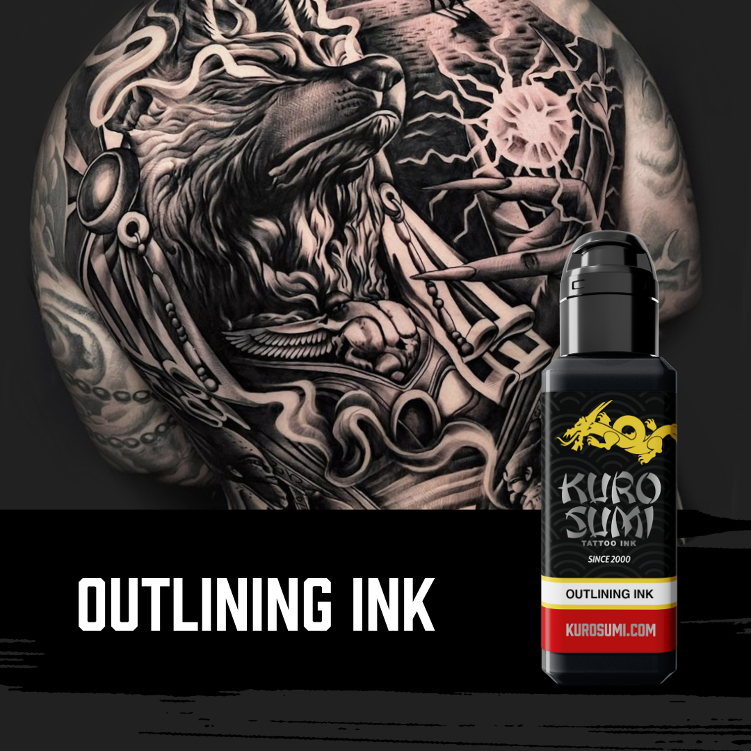 Kuro Sumi Outlining Ink - Ultimate Tattoo Supply