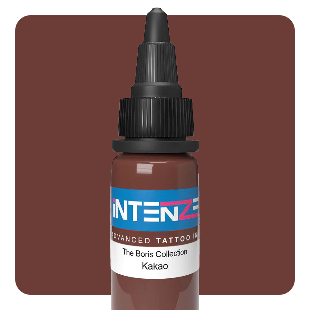 Kakao — Boris Series — Intenze Tattoo Ink — 1oz Bottle - Ultimate Tattoo Supply