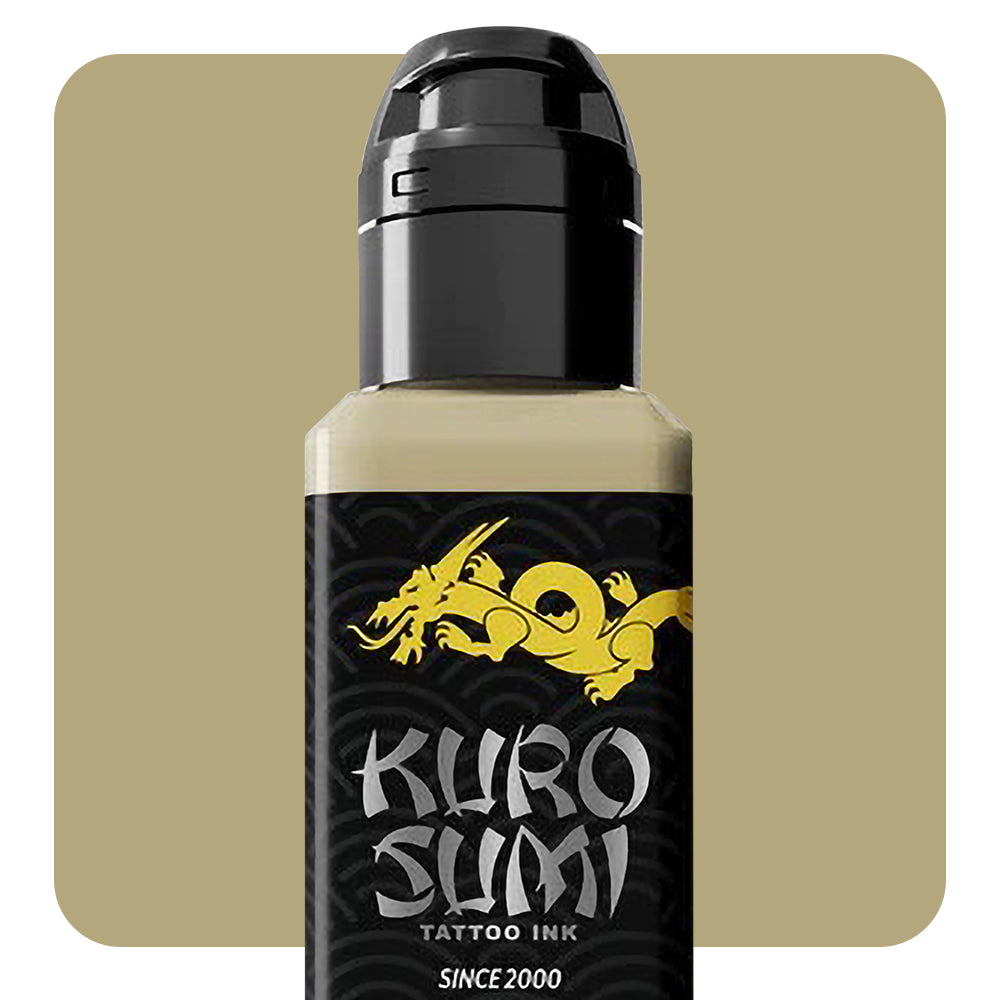 Kuro Sumi Tattoo Ink — 1.5oz Bottle — Pick Color Sand Gold