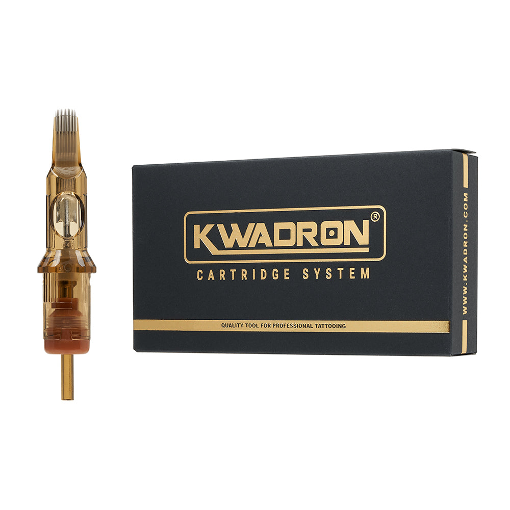 Kwadron Cartridge - Bugpin Curved Mag Shaders #8 Long Taper - Ultimate Tattoo Supply