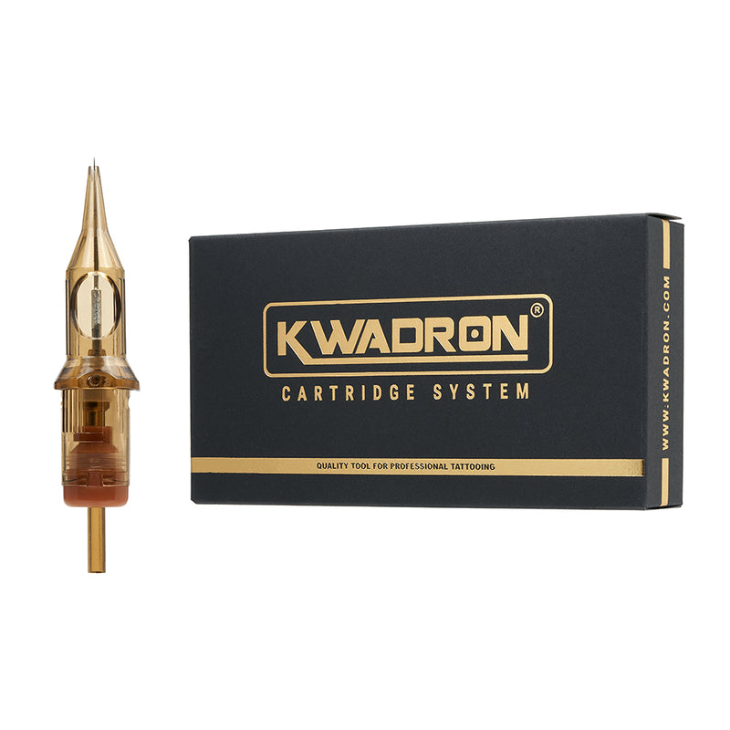 Kwadron Cartridge - Round Liners #12 Long Taper Textured - Ultimate Tattoo Supply