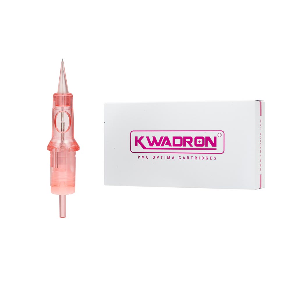 Kwadron Optima PMU Cartridge - 3 Round Shader (Textured) 0.18mm Point Taper (18/3RSPT-T-OPT) - Ultimate Tattoo Supply