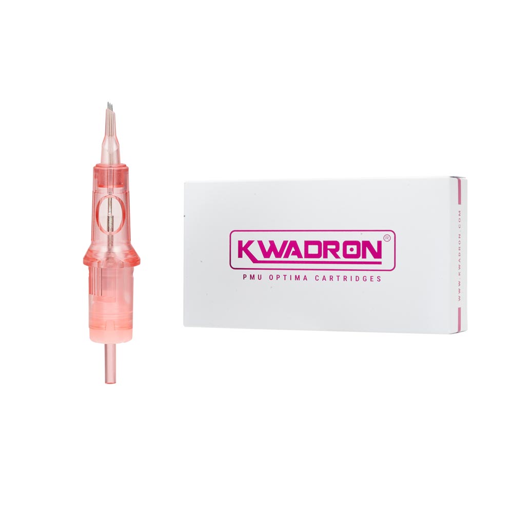 Kwadron Optima PMU Cartridge - 3 Sloped 0.40mm Point Taper (40/3CFPT-OPT) - Ultimate Tattoo Supply