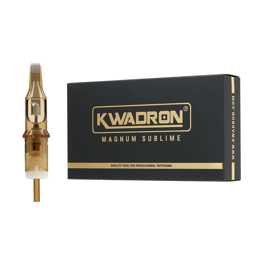 Kwadron Cartridge - SUBLIME Bugpin Mag Shaders #8 Long Taper - Ultimate Tattoo Supply