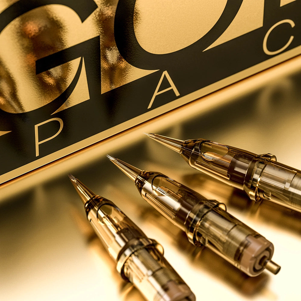 Kwadron Gold Pack Tattoo Cartridge Needles — 40 Cartridges