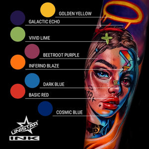 Kwadron Unistar Colors Ink — Dark Blue — 1oz Bottle