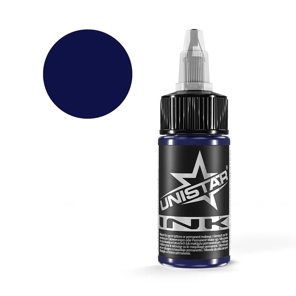 Kwadron Unistar Colors Ink — Top Basic Dark Blue — 1oz Bottle