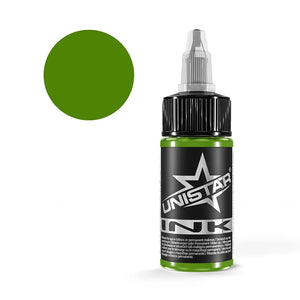 Kwadron Unistar Colors Ink — Top Basic Green Light — 1oz Bottle