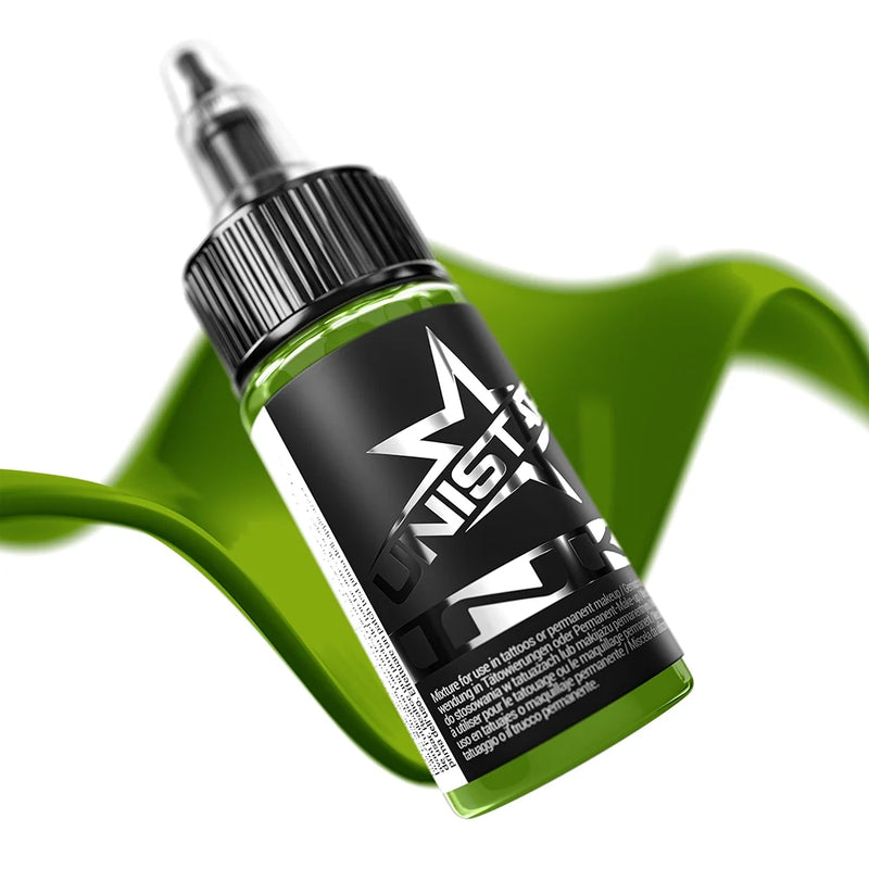 Kwadron Unistar Colors Ink — Top Basic Green Dark — 1oz Bottle