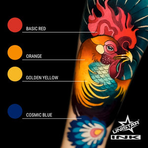 Kwadron Unistar Colors Ink — Basic Red — 1oz Bottle