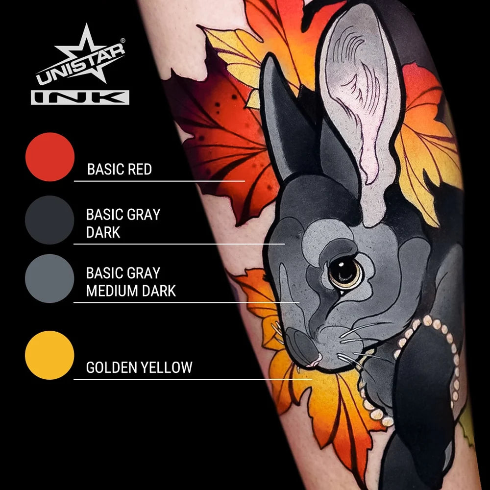 Kwadron Unistar Colors Ink — Basic Red — 1oz Bottle