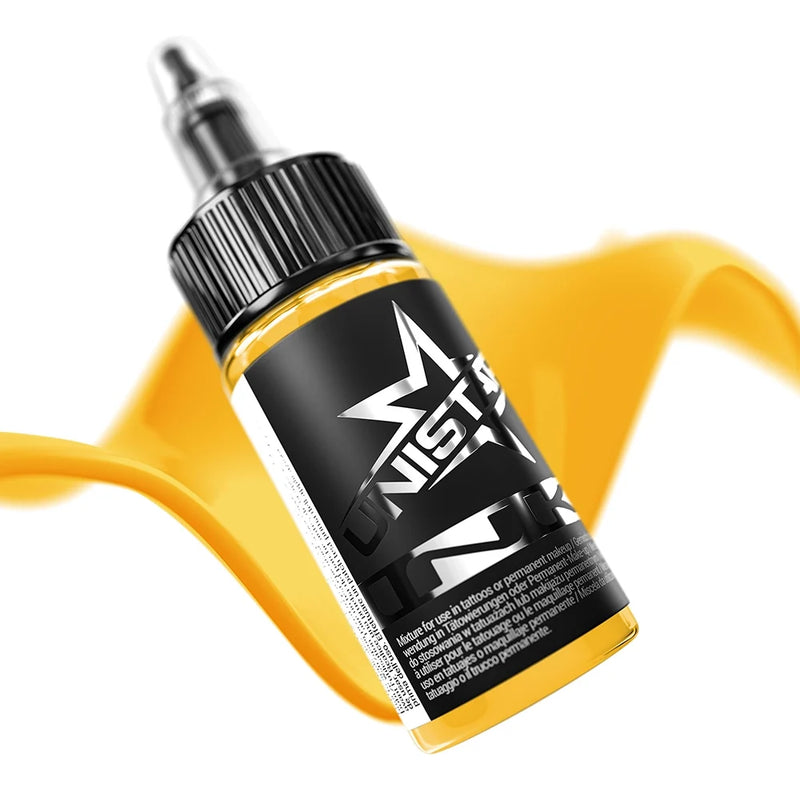Kwadron Unistar Colors Ink — Golden Yellow — 1oz Bottle