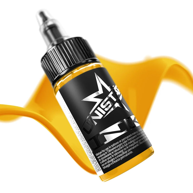 Kwadron Unistar Colors Ink — Top Basic Yellow — 1oz Bottle