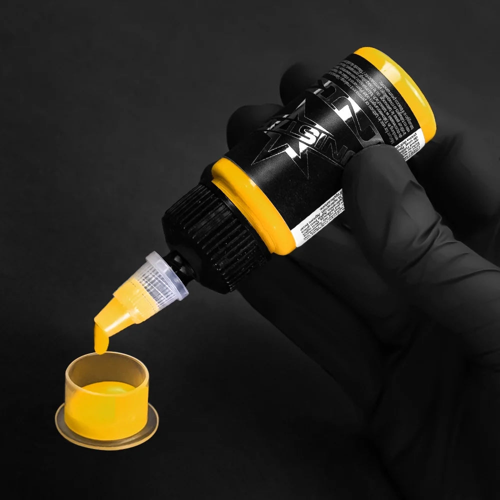 Kwadron Unistar Colors Ink — Top Basic Yellow — 1oz Bottle