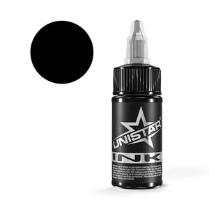 Kwadron Unistar Colors Ink — Top Basic Black — 1oz Bottle