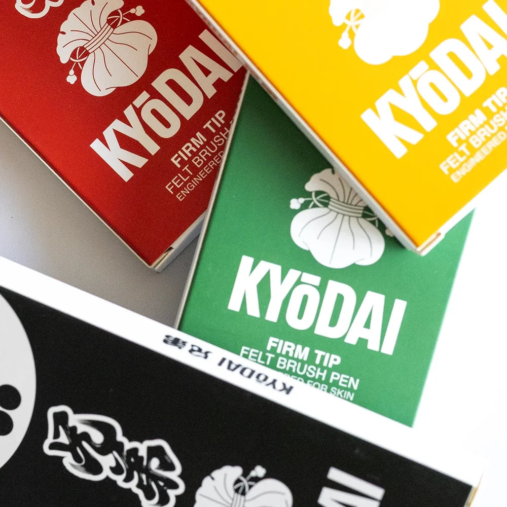 Kyōdai Firm-Tip Brush Pens — Pack of 5