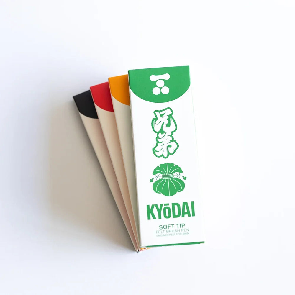 Kyōdai Soft-Tip Brush Pens — Pack of 5