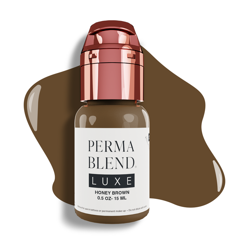 Perma Blend LUXE Honey Brown — 1/2 oz Bottle - Ultimate Tattoo Supply