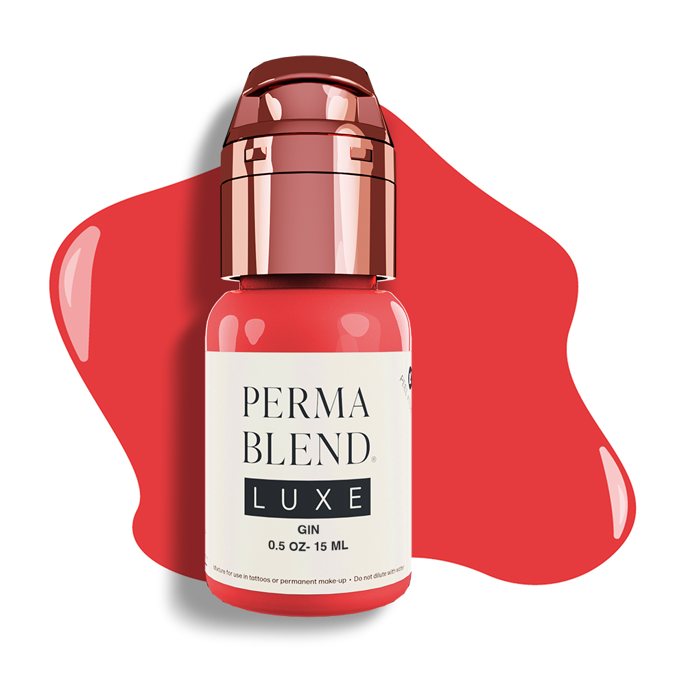 LUXE Carla Ricciardone Gin — Perma Blend — 1/2oz Bottle - Ultimate Tattoo Supply