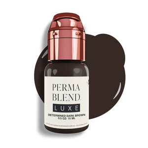 Determined Dark Brown — Luxe Vicky Martin — 1/2oz Bottle - Ultimate Tattoo Supply