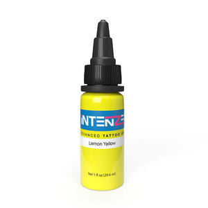 Lemon Yellow — Intenze Tattoo Ink — Pick Size - Ultimate Tattoo Supply