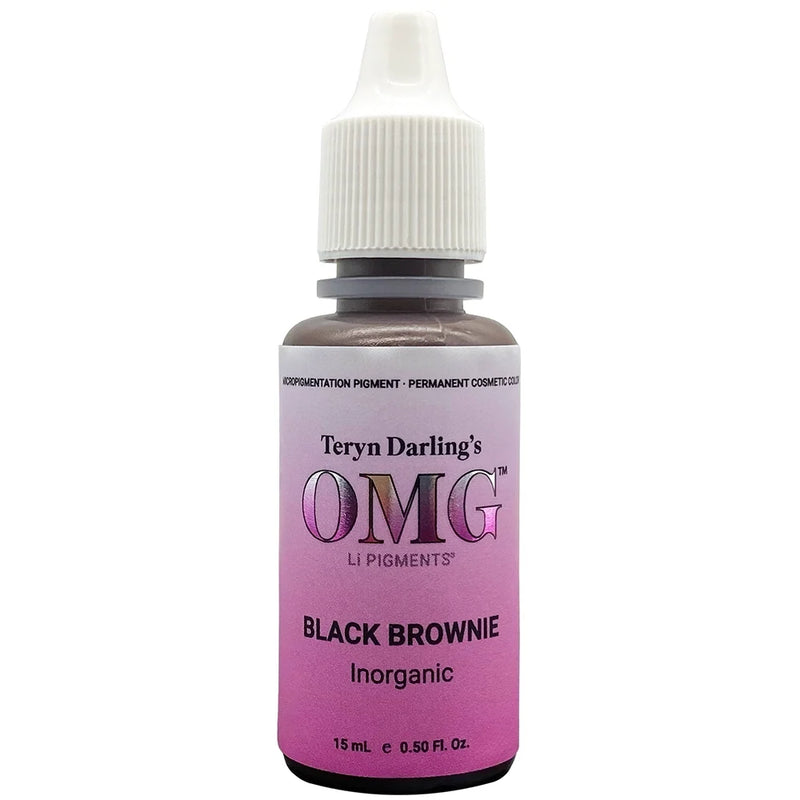 OMG® Pigments Black Brownie — 15ml Bottle
