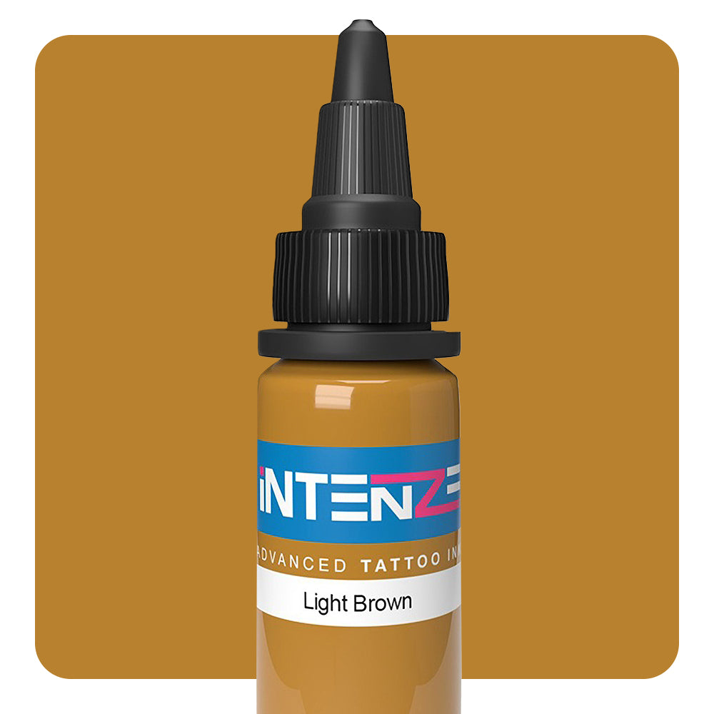 Light Brown — Intenze Tattoo Ink — Pick Size - Ultimate Tattoo Supply