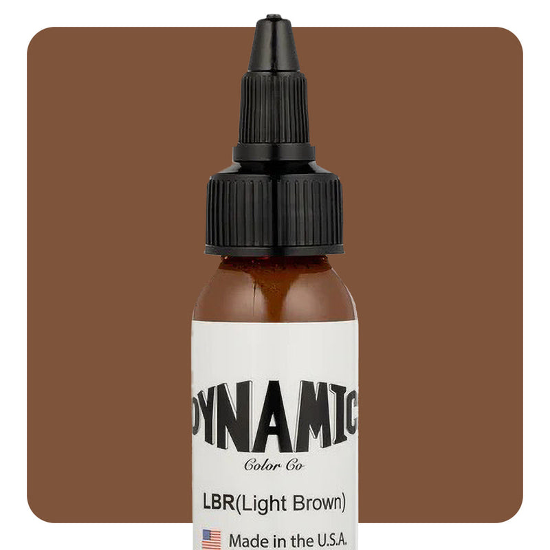 Dynamic Light Brown Tattoo Ink - 1oz. Bottle - Painful Pleasures