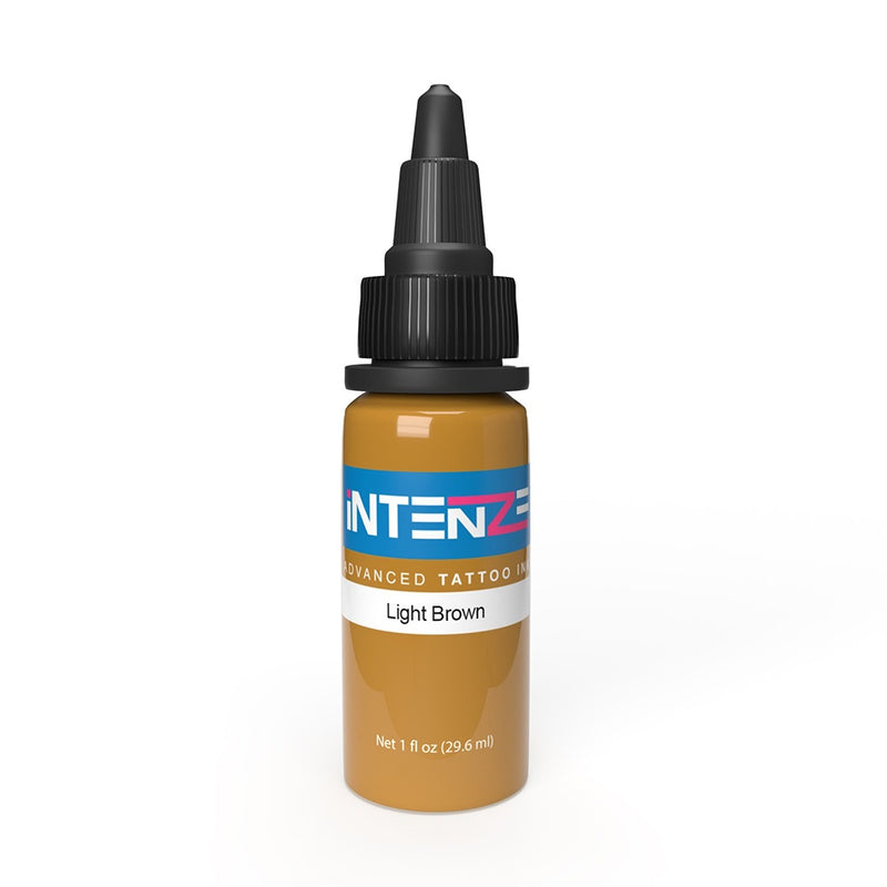 Light Brown — Intenze Tattoo Ink — Pick Size - Ultimate Tattoo Supply