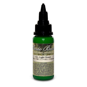 Light Green Mario Barth Gold Label — Intenze Tattoo Ink — 1oz Bottle - Ultimate Tattoo Supply