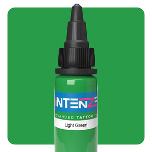 Light Green — Intenze Tattoo Ink — Pick Size - Ultimate Tattoo Supply