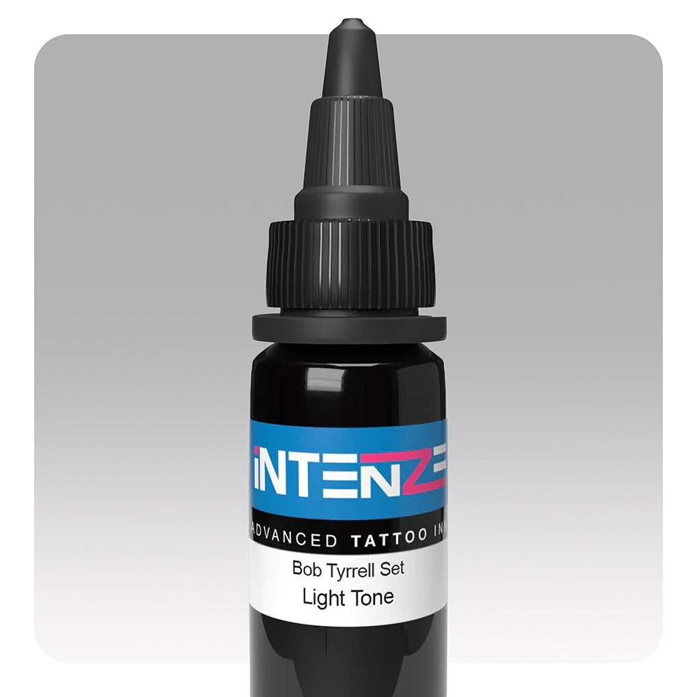 Light Tone — Bob Tyrrell Black & Grey Series — Intenze Tattoo Ink — 1oz Bottle - Ultimate Tattoo Supply