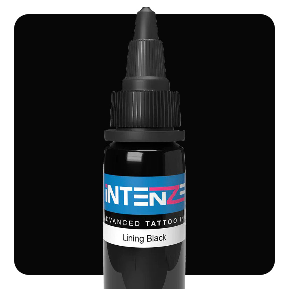 Lining Black — Intenze Tattoo Ink — Pick Size - Ultimate Tattoo Supply