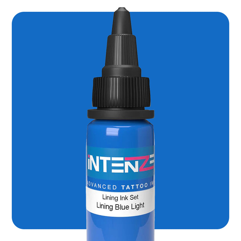 Lining Blue Light — Intenze Color Lining Series — Pick Size - Ultimate Tattoo Supply