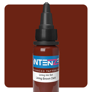Lining Brown Dark — Intenze Color Lining Series — 1oz Bottle - Ultimate Tattoo Supply