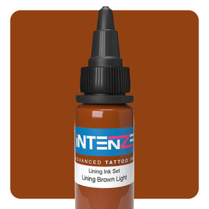 Lining Brown Light — Intenze Color Lining Series — Pick Size - Ultimate Tattoo Supply
