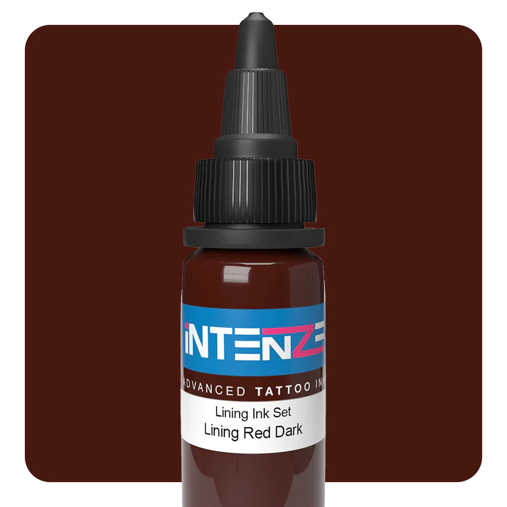 Lining Red Dark — Intenze Color Lining Series — 1oz Bottle - Ultimate Tattoo Supply