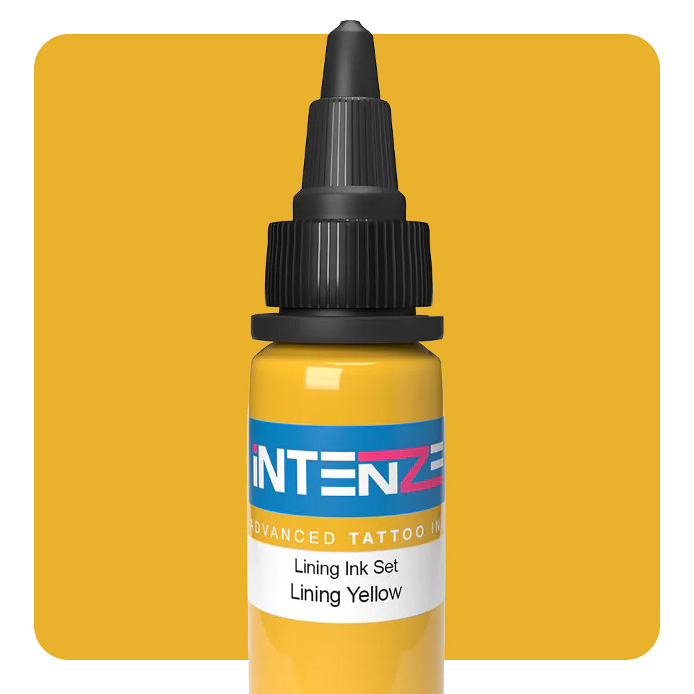 Lining Yellow — Intenze Color Lining Series — Pick Size - Ultimate Tattoo Supply