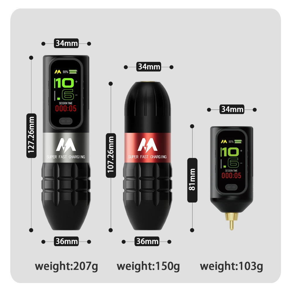 Mars M1 Wireless Pen Tattoo Machine - Ultimate Tattoo Supply