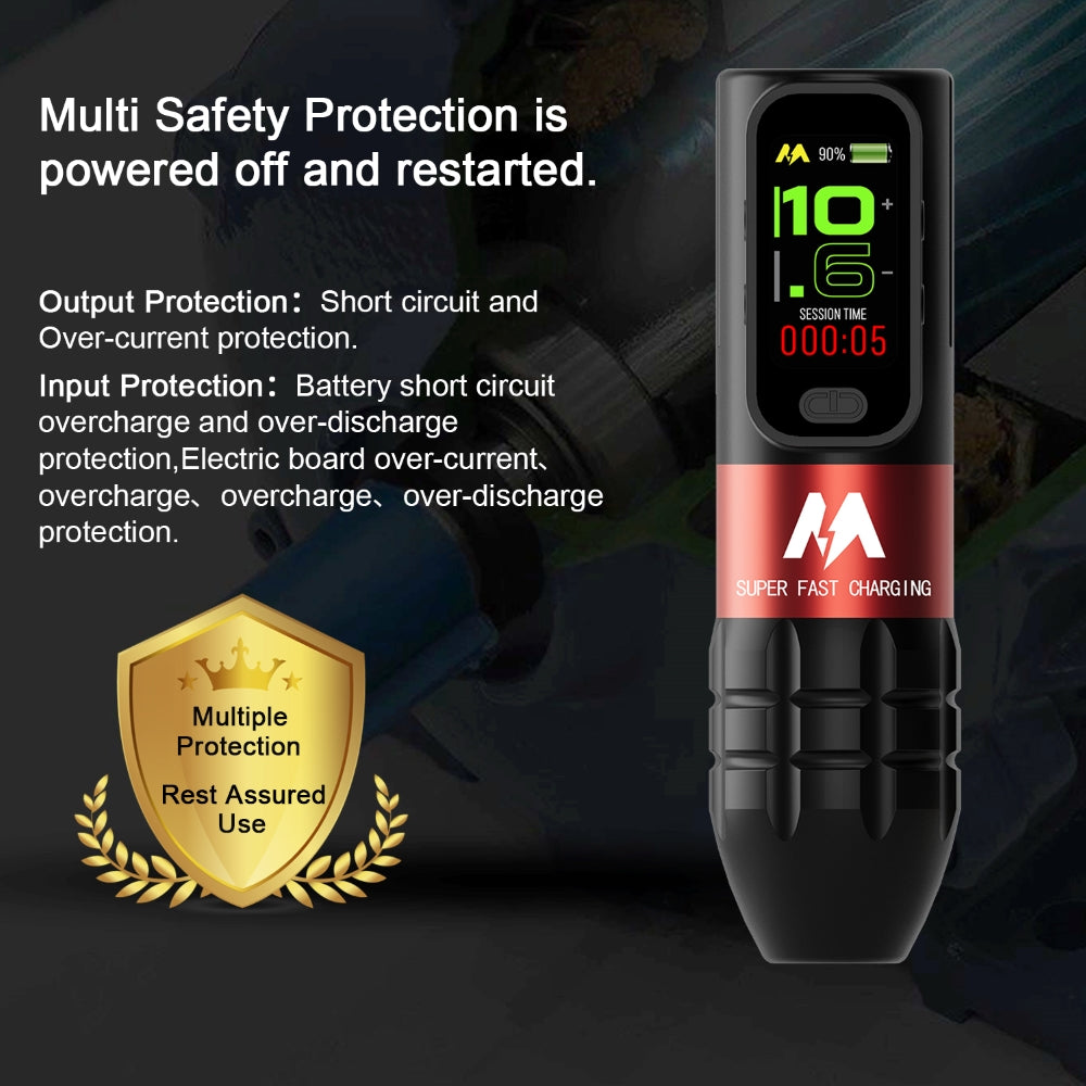 Mars M1 Wireless Pen Tattoo Machine - Ultimate Tattoo Supply