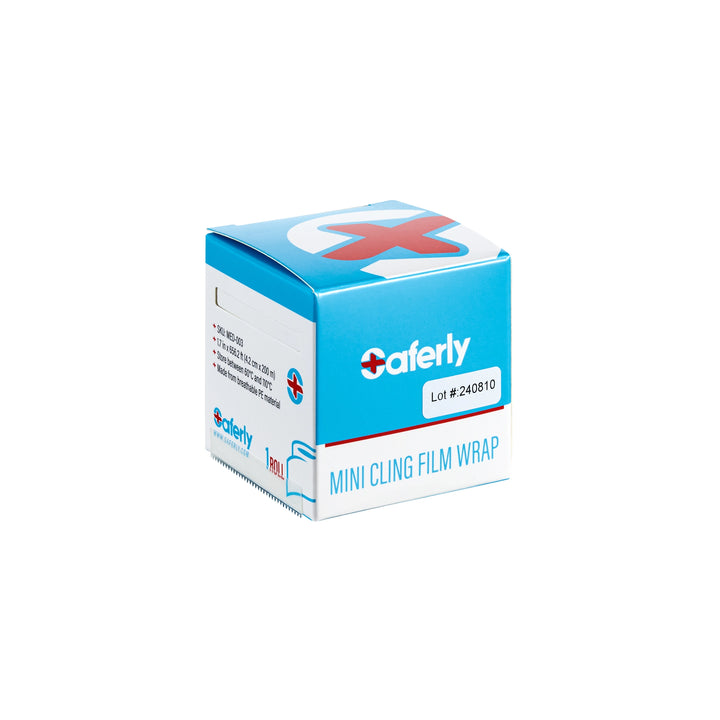 Saferly Medical Mini Cling Film Wrap — 4.2cm x 200m Roll - Ultimate Tattoo SupplySaferly Medical Mini Cling Film Wrap — 4.2cm x 200m Roll
